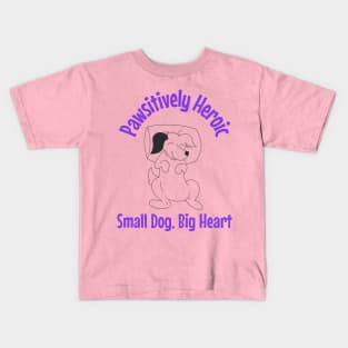 Pawsitively Heroic Super Dog Kids T-Shirt